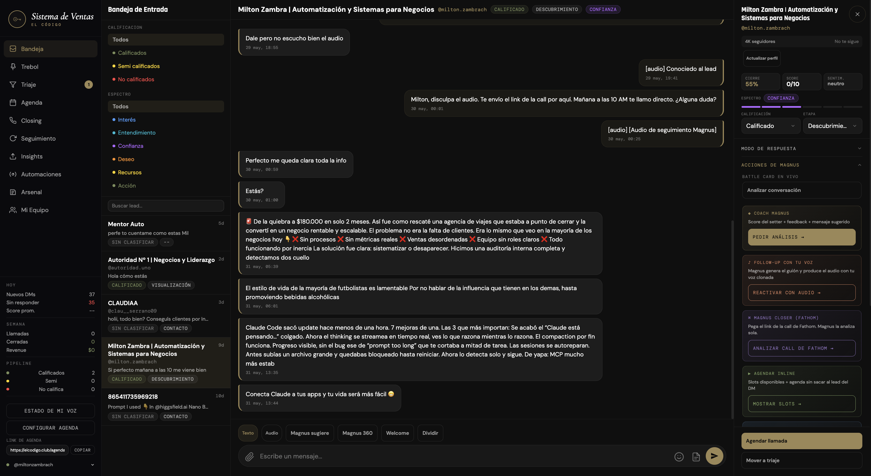 Dashboard de Campañas